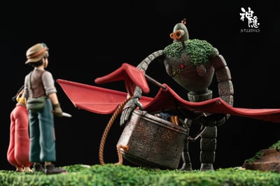 【宮崎駿】神隱工作室-回憶定格拼接群像系列 天空之城‧雲上的初遇3