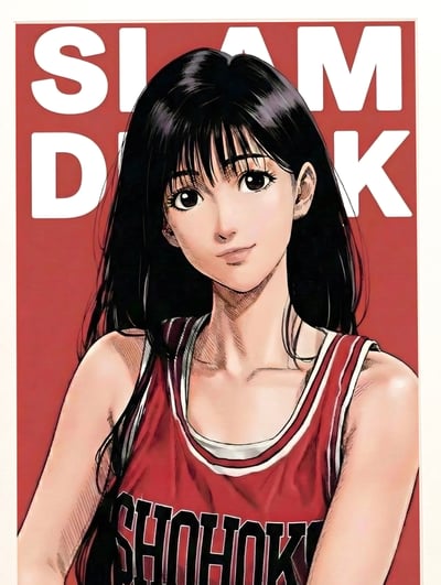 【週邊】H2工作室－灌籃高手 赤木晴子 裝飾畫3