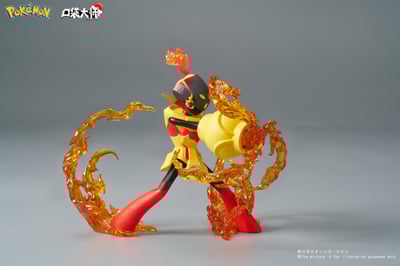 【寶可夢】POKET MANSTER-碳小侍&蒼炎刃鬼&紅蓮鎧騎 立體圖鑑3