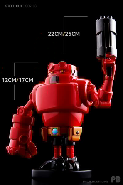 【可愛小物】Pixel blender studios-鋼鐵萌新系列 第一彈 Steelhellboy7