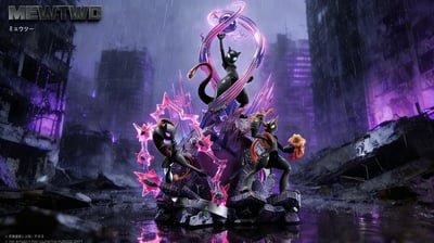 【寶可夢】JP工作室－城市生態共鳴系列 特別款 超夢進化組 實驗室廢墟3