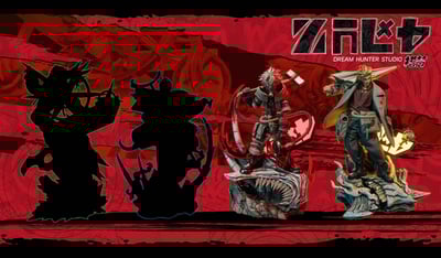 【GACHIAKUTA】獵夢工作室-廢淵戰鬼 雕像系列 002 恩琴2