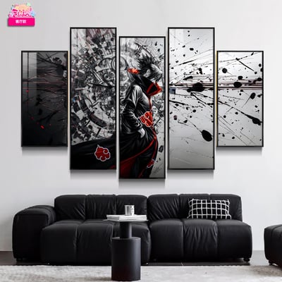 【週邊】阿喵畫社－火影忍者 曉組織 佐助 異形套組裝飾畫2