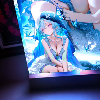 【週邊】阿喵畫社-守岸人發光透明卡磚3