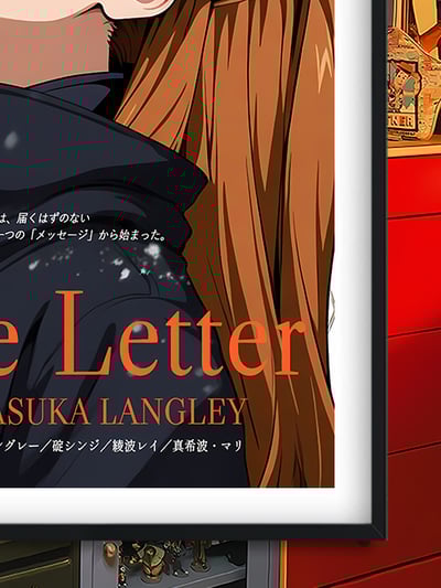 【週邊】巴洛克－新世紀福音戰士 情書明日香＆情書綾波麗 裝飾畫&冰箱貼4