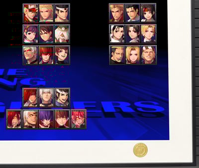 【週邊】H2工作室-拳皇97 八神庵草薙京神樂千鶴大蛇紅丸不知火舞KOF97裝飾畫4