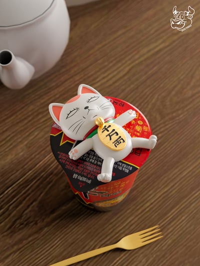 【膽大黨】牛子工作室-高速婆婆泡麵壓 高速婆婆冰箱貼3