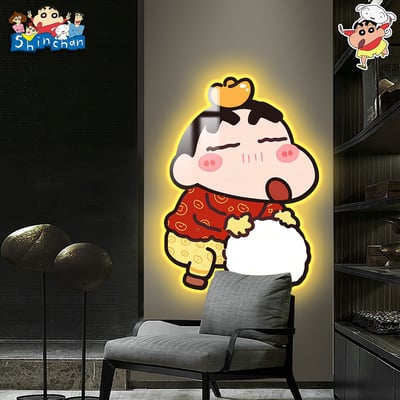 【週邊】阿喵畫社－蠟筆小新 發財小寶 燈帶畫4