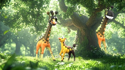 【寶可夢】玩得Wonder studio-奇麒麟進化組1