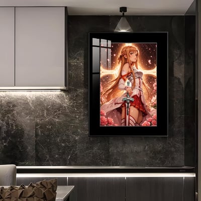 【週邊】橘子工作室－刀劍神域 十字玫瑰 亞絲娜 裝飾畫4