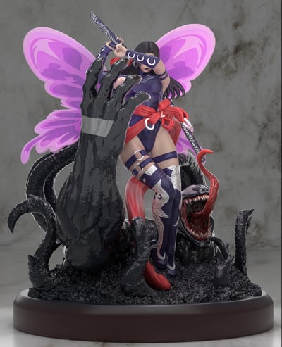 【漫威】行者工作室-漫威系列 靈蝶&毒液6