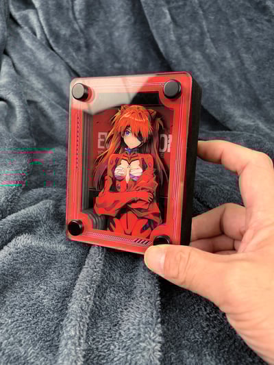 【週邊】萌萌匠-EVA新世紀福音戰士明日香立體卡磚擺台裝飾畫2