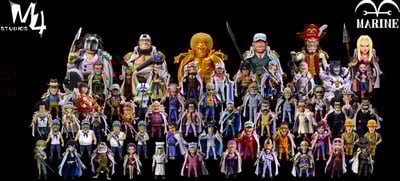 【海賊王】M4工作室-海軍本部人物 第43彈 海軍特別篇 煙鬼達斯琪3