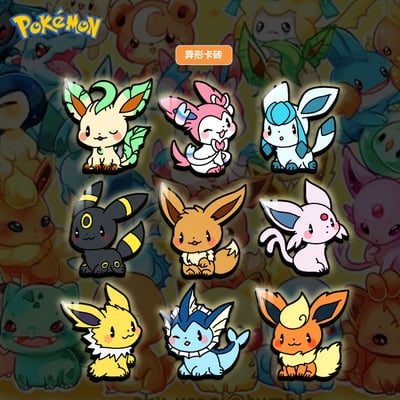 【週邊】阿喵畫社-伊布家族背景牆1