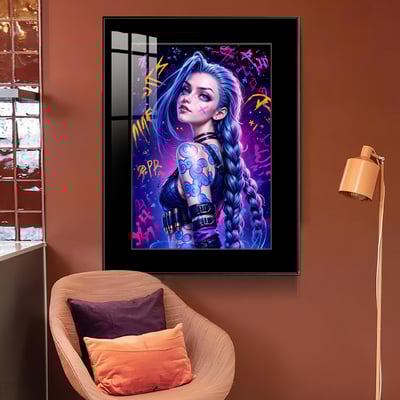 【週邊】橘子工作室－塗鴉風暴 回眸金克絲 裝飾畫3