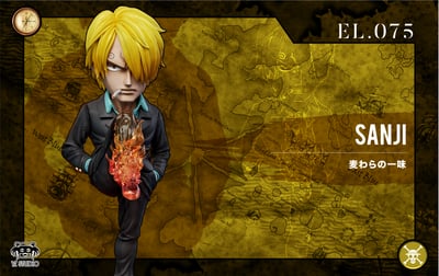 【海賊王】YZ工作室-偉大航路系列 決戰司法島 075 惡魔風腳 山治1