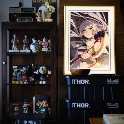 【週邊】千鳥社-菲倫肥倫葬送的芙莉蓮Frieren魔法法杖裝飾畫3