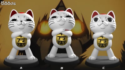 【膽大黨】GOODS（穀子）STUDIO-當噠當  膽大黨 高速婆婆 招財貓1