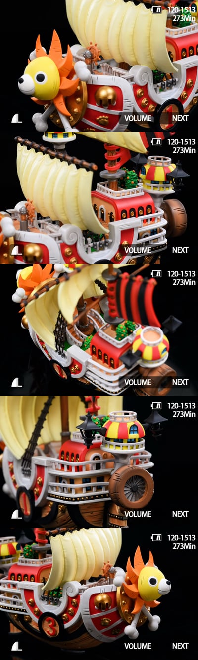 【海賊王】M4工作室-全員船系列 夢之船 萬裡陽光號4