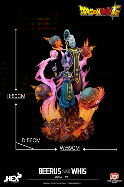 【正版授權】HEX Collectibles-七龍珠超 比魯斯&維斯16