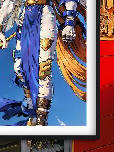 【週邊】巴洛克－數碼寶貝 天使獸 裝飾畫&冰箱貼4