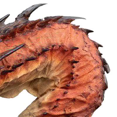 【正版授權】WETA Workshop－霍比特人 Smaug 史矛革 半身像 原色版 87-02-0145211