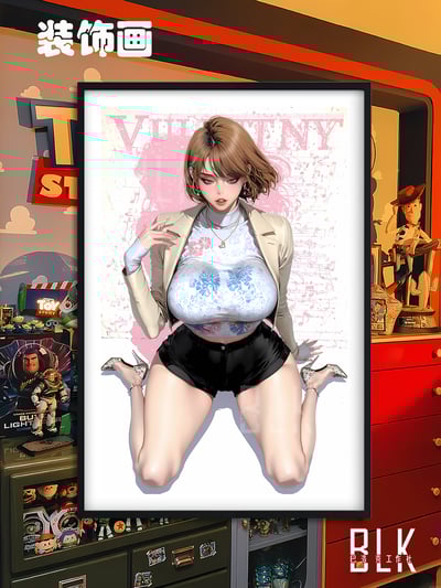 【週邊】巴洛克－美麗新世界 羅素麗 裝飾畫&冰箱貼1