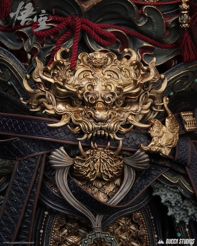 【正版授權】Queen Studios-《黑神話：悟空》天命人大聖金甲1/3全身像6