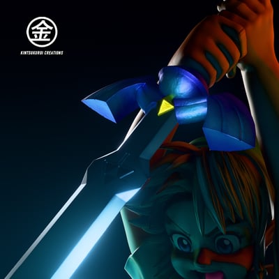 【薩爾達傳說】KINTSUKUROI CREATIONS－Young Link Pulling Master Sword6