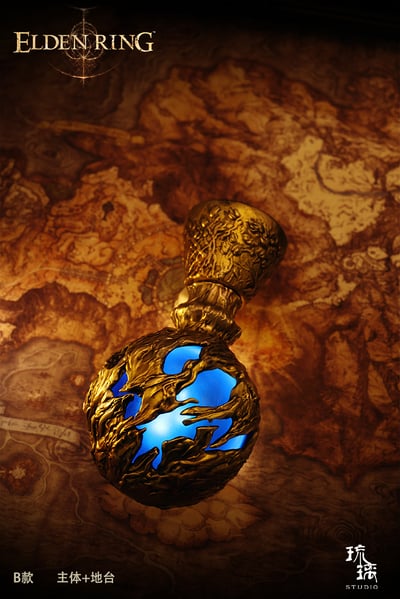 【艾爾登法環】琉璃工作室-艾爾登法環私定道具系列 露滴聖杯瓶6