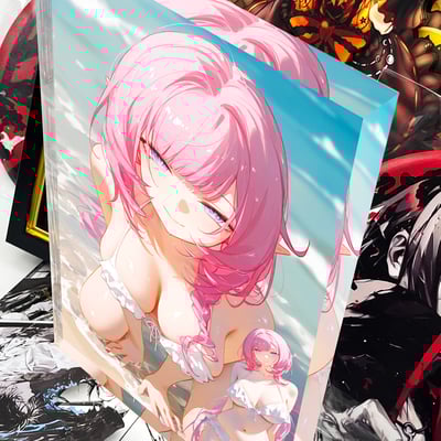 【週邊】阿喵畫社-海風吹吹 愛莉希雅透明卡磚2