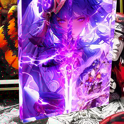 【週邊】阿喵畫社-雷電將軍立體卡磚2