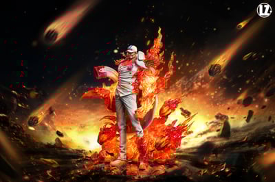 【海賊王】Lz Studio-海賊共鳴系列 三大將 赤犬 流星火山7