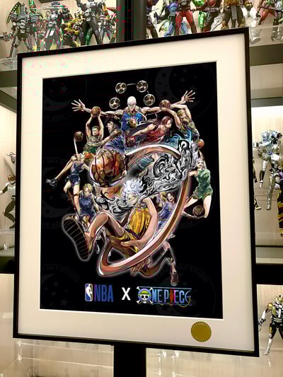 【週邊】星空工作室－海賊王 OP X NBA 裝飾畫2