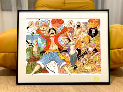 【週邊】星空工作室－海賊王 草帽大寶藏 裝飾畫1