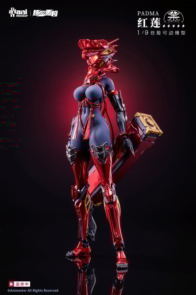【正版授權】核金重構－紅蓮 Padma 包膠可動19