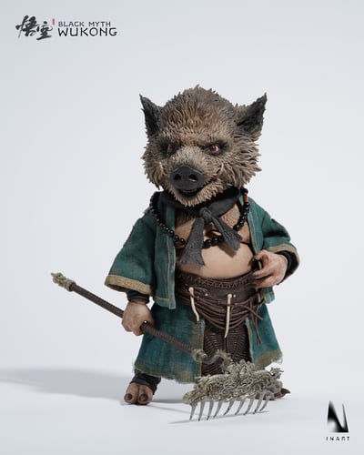 【正版授權】INART-黑神話：悟空 豬八戒 收藏級可動人偶6