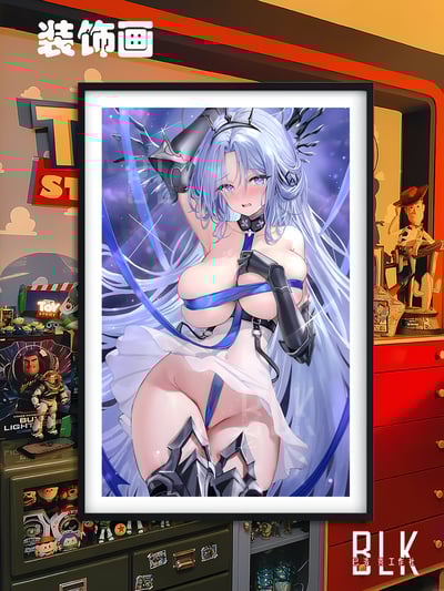 【週邊】巴洛克-alsace阿爾薩斯碧藍航線遊戲二次元裝飾畫 冰箱貼1