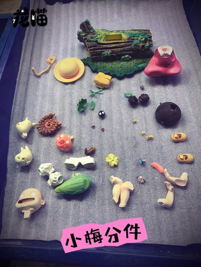 【宮崎駿】龍喵工作室-宮崎駿生態場景 抱玉米的小梅8