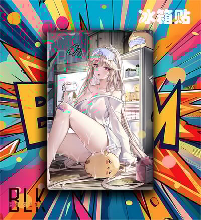 【週邊】巴洛克－碧藍航線 冰箱安克雷奇 裝飾畫&冰箱貼3