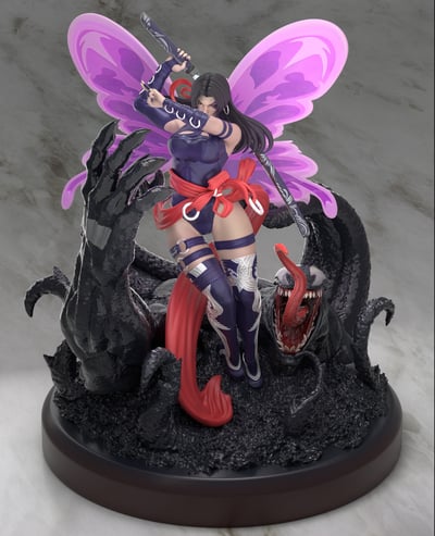 【漫威】行者工作室-漫威系列 靈蝶&毒液7