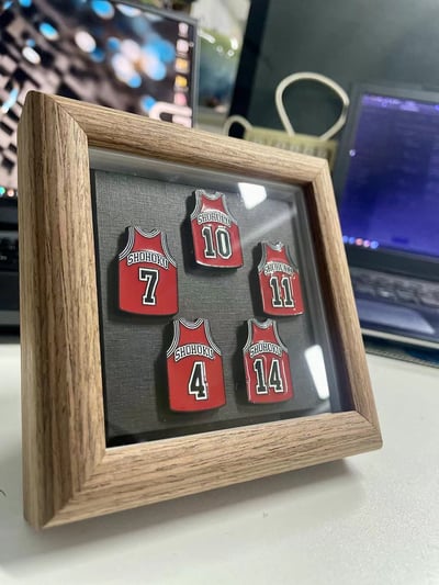 【週邊】千鳥社-灌籃高手球衣徽章9