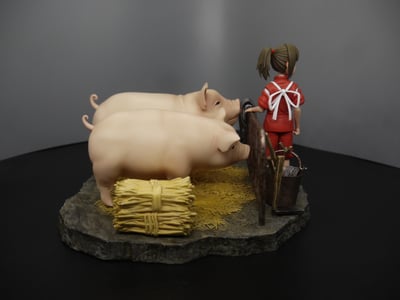 【宮崎駿】楓焰工作室-神隱少女系列 電影封面 千尋與父母10