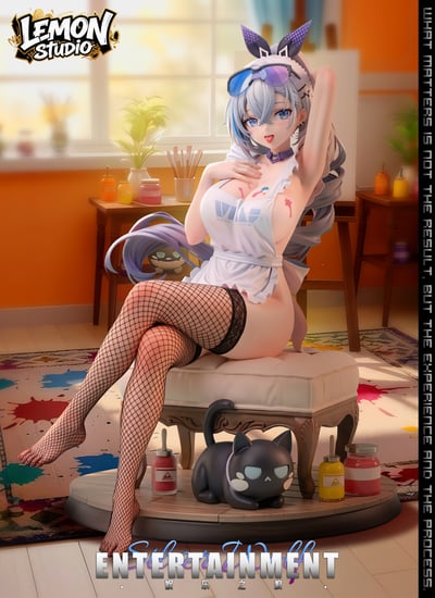 【崩壞】Lemon studio－塗鴉少女小狼 銀狼4