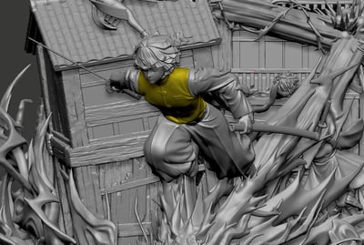 【鬼滅之刃】薪樓工作室-雷 成長5