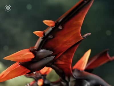 【寶可夢】61工作室-圖鑑比例 MEGA化石翼龍12