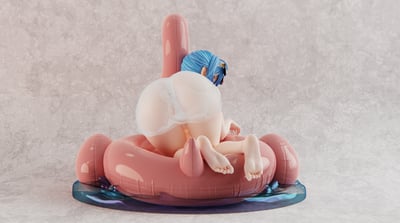 【碧藍航線】琉璃工作室-聖路易斯 泳裝3