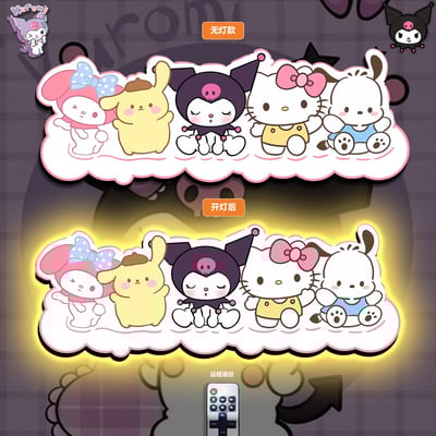 【週邊】阿喵畫社-三麗鷗燈帶畫1