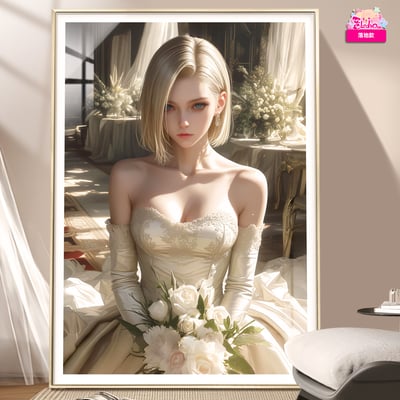 【週邊】阿喵畫社-婚紗 18號4