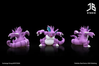 【寶可夢】精寶工作室 JB Studio-圖鑑Real Series 尼多王2